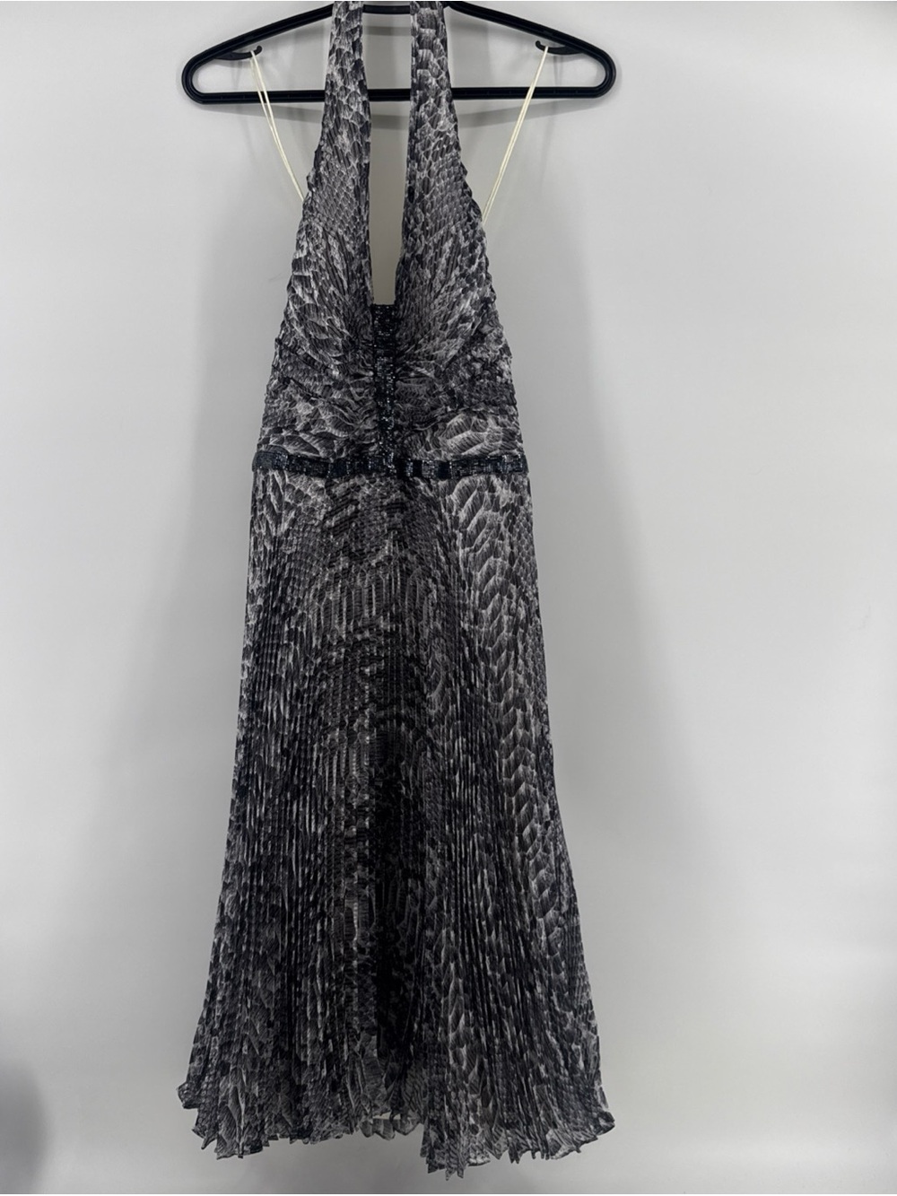 Carmen Marc Valve Collection SZ 8 Animal Print Silk Dress